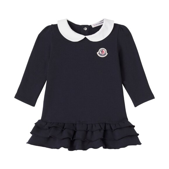 Moncler Other - MONCLER ENFANT Baby navy cotton-blend fleece dress size 6/9 months